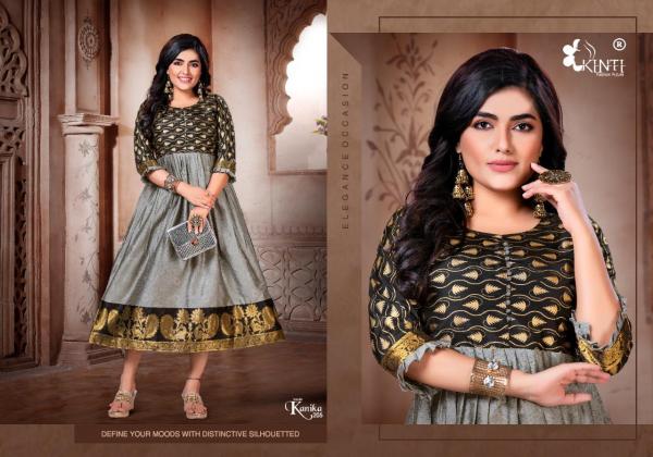 Kinti Kanika 2 Designer Silk Ethnic Wear Kurti